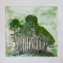 Lees Copse, monoprint